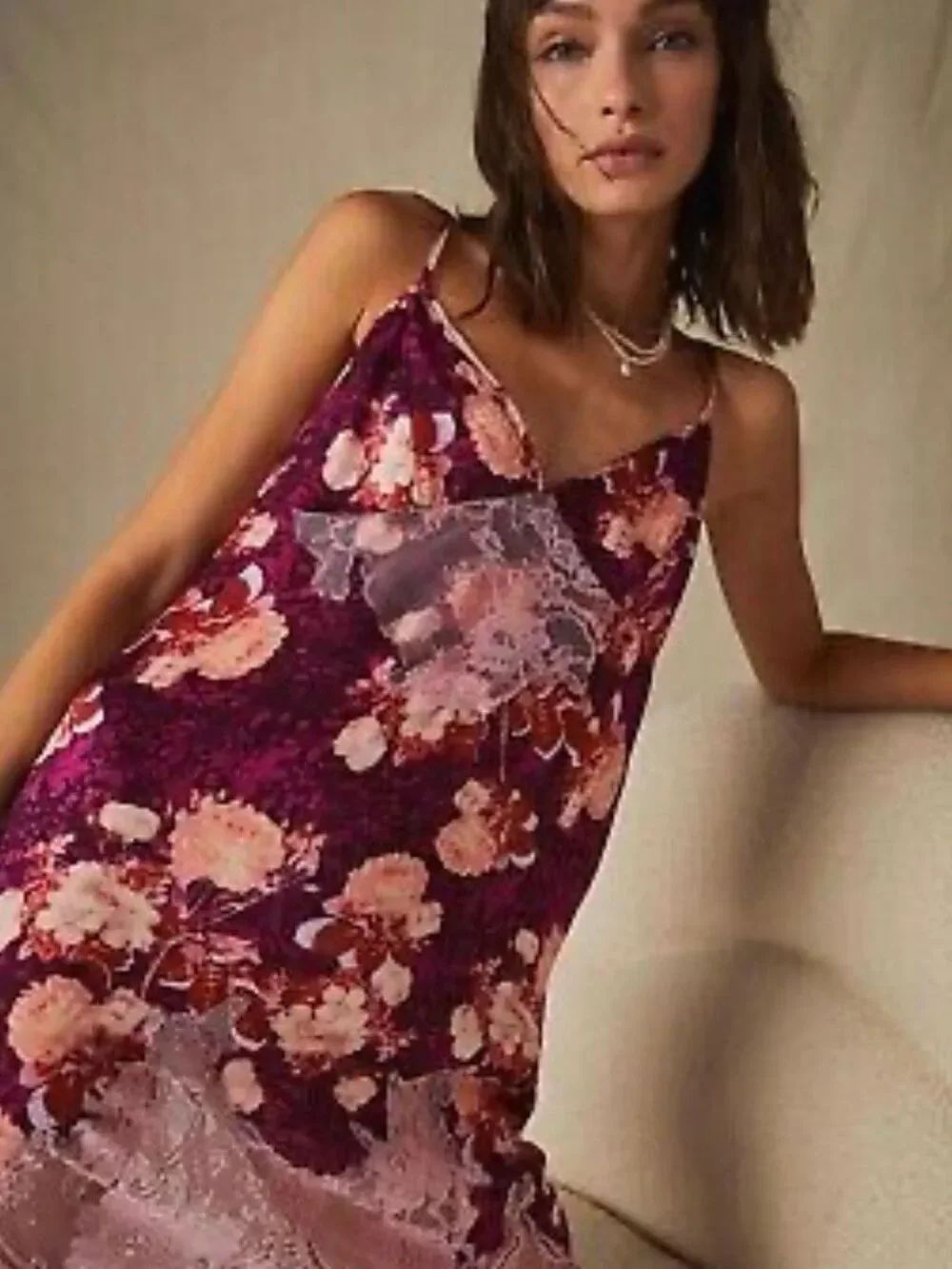 NEW Intimately by Free People Sun Fade Slip Dress Jewel Combo Women’s Size XS